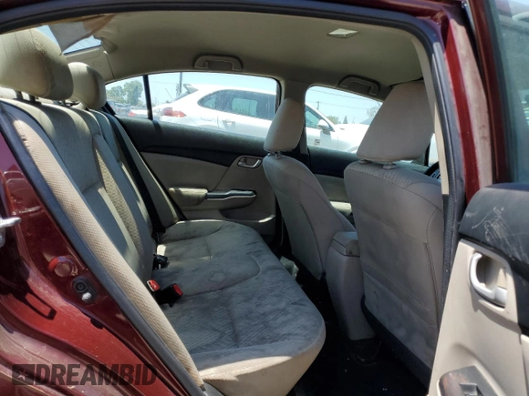 2015 Honda Civic Sedan LX with VIN 2HGFB2F56FH521068, listed as a Copart auction lot 54947195 with 166,856 mi miles and Clean Title. Bid and sale history available at carsss.com. Image 10.