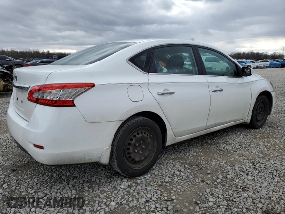 2015 Nissan Sentra S with VIN 3N1AB7AP5FY280728, listed as a Copart auction lot 47816905 with 136,301 mi miles and Salvage Title. Bid and sale history available at carsss.com. Image 3.