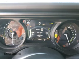 2024 Jeep Wrangler Rubicon z VIN 1C4RJXR64RW279791, wystawiony jako Copart lot #61348324 z przebiegiem 1 387 mil mil oraz Szkoda całkowita • Salvage title. Historia ofert i sprzedaży dostępna na DreamBid. Obrazek 9.