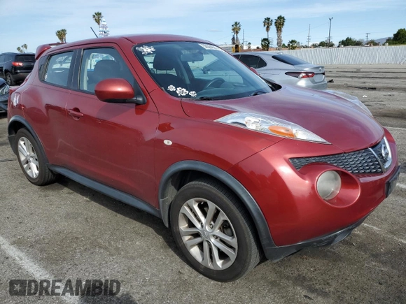 2012 Nissan Juke SL with VIN JN8AF5MV7CT122917, listed as a Copart auction lot 50594595 with 131,513 mi miles and Salvage Title. Bid and sale history available at DreamBid. Image 4.