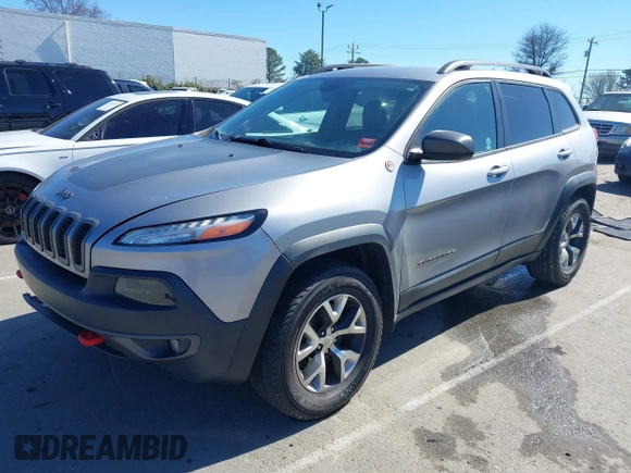 2017 Jeep Cherokee Trailhawk с VIN 1C4PJMBS2HW568695, выставлен на аукционе IAAI как лот 41743347 с пробегом 103 387 миль миль и . История ставок и продаж доступна на DreamBid. Изображение 2.