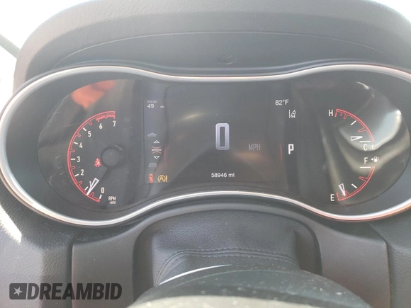 2019 Dodge Durango Citadel with VIN 1C4RDJEG0KC798587, listed as a Copart auction lot 57191924 with 58,946 mi miles and Salvage Title. Bid and sale history available at DreamBid. Image 9.