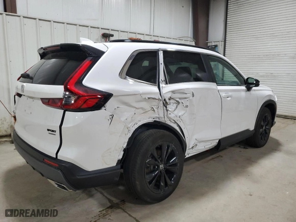 2024 Honda CR-V Hybrid Sport Touring with VIN 5J6RS6H9XRL029504, listed as a Copart auction lot 49615845 with 3,418 mi miles and Salvage Title. Bid and sale history available at carsss.com. Image 3.