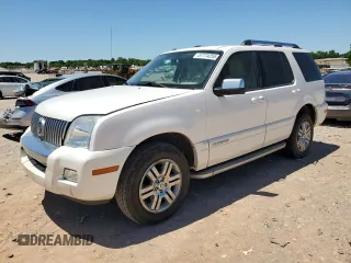 2010 Mercury Mountaineer Premier z VIN 4M2EN3JE7AUJ00474, wystawiony jako Copart lot #57774255 z przebiegiem 138 563 mil mil oraz Szkoda całkowita • Salvage title. Historia ofert i sprzedaży dostępna na DreamBid. Obrazek 1.