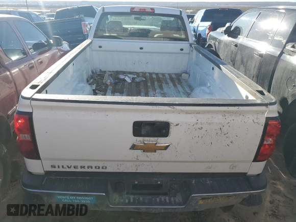 2017 Chevrolet Silverado 1500 with VIN 1GC0CUEY5HZ273584, listed as a Copart auction lot 46923355 with Not Provided miles and Salvage Title. Bid and sale history available at DreamBid. Image 6.