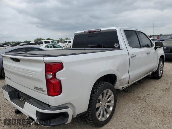 2019 Chevrolet Silverado 1500 High Country with VIN 1GCUYHED7KZ123569, listed as a Copart auction lot 51832765 with 116,614 mi miles and Salvage Title. Bid and sale history available at carsss.com. Image 3.