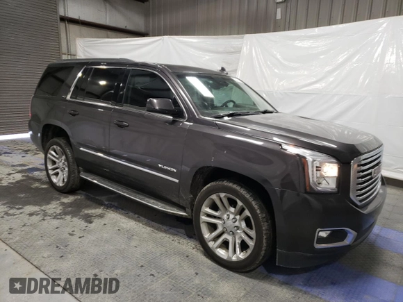 2018 GMC Yukon SLT with VIN 1GKS1BKCXJR293982, listed as a Copart auction lot 41860985 with 106,966 mi miles and Clean Title. Bid and sale history available at carsss.com. Image 4.