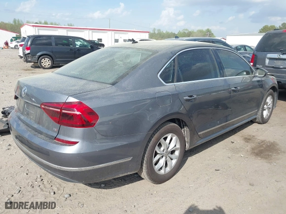 2017 Volkswagen Passat 1.8T S with VIN 1VWAT7A39HC056846, listed as a IAAI auction lot 41969070 with 97,448 mi miles. Bid and sale history available at carsss.com. Image 4.