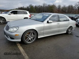 2006 Mercedes-Benz S 55 AMG with VIN WDBNG74J46A467680, listed as a Copart auction lot 79600314 with 155,019 mi miles and Clean Title. Bid and sale history available at DreamBid. Image 1.
