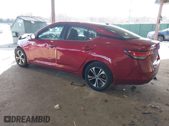 2022 Nissan Sentra SV with VIN 3N1AB8CV8NY296230, listed as a IAAI auction lot 41931030 with 108,696 mi miles and . Bid and sale history available at DreamBid. Image 3.