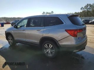 2017 Honda Pilot EX-L with VIN 5FNYF6H56HB030217, listed as a Copart auction lot 43574145 with 91,996 mi miles and Salvage Title. Bid and sale history available at DreamBid. Image 2.