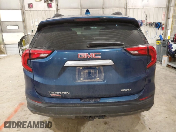 2020 GMC Terrain SLE with VIN 3GKALTEV3LL293695, listed as a Copart auction lot 89290775 with 66,658 mi miles and Salvage Title. Bid and sale history available at carsss.com. Image 6.