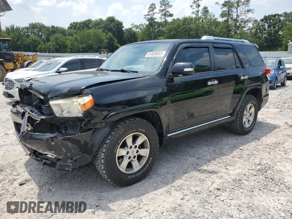 2013 Toyota 4Runner SR5 with VIN JTEZU5JR4D5052340, listed as a Copart auction lot 61809055 with 143,134 mi miles and Salvage title. Bid and sale history available at DreamBid. Image 1.