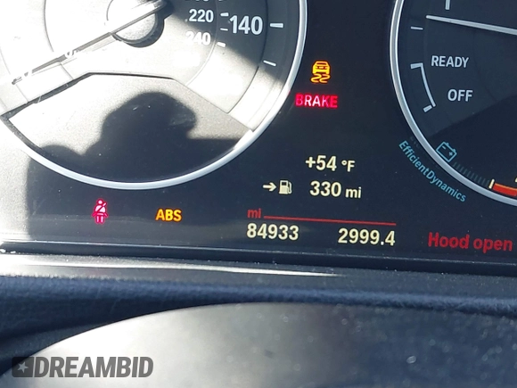 2015 BMW 3 Series 328i with VIN WBA3C1C57FK120647, listed as a IAAI auction lot 41699476 with 84,933 mi miles and . Bid and sale history available at DreamBid. Image 15.