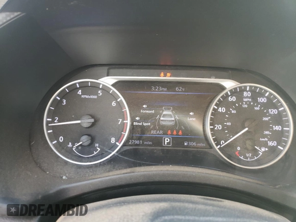 2023 Nissan Sentra SV with VIN 3N1AB8CV7PY287456, listed as a Copart auction lot 50069235 with 27,981 mi miles and Salvage Title. Bid and sale history available at carsss.com. Image 9.