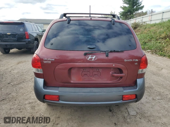 2005 Hyundai Santa Fe GLS with VIN KM8SC13DX5U865459, listed as a Copart auction lot 74367634 with 158,650 mi miles and Clean Title. Bid and sale history available at carsss.com. Image 6.