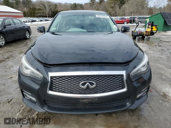 2016 Infiniti Q50 2.0t Premium with VIN JN1CV7AR3GM252089, listed as a Copart auction lot 86515724 with 232,182 mi miles and Salvage Title. Bid and sale history available at carsss.com. Image 5.
