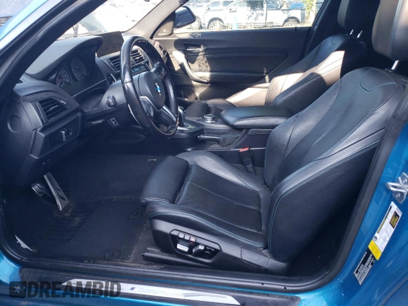 2017 BMW M2 with VIN WBS1H9C55HV786233, listed as a Copart auction lot 63596764 with 0 mi miles and Salvage Title. Bid and sale history available at carsss.com. Image 7.