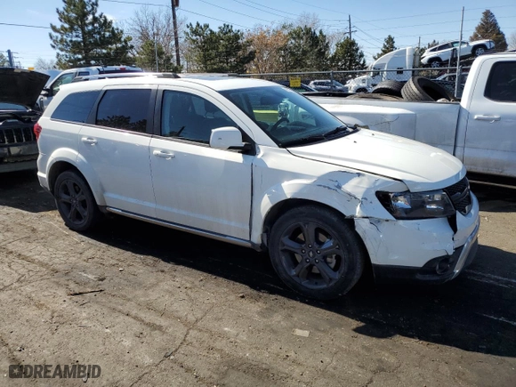 2020 Dodge Journey Crossroad with VIN 3C4PDCGB6LT266609, listed as a Copart auction lot 47287385 with 89,989 mi miles and Salvage Title. Bid and sale history available at carsss.com. Image 4.