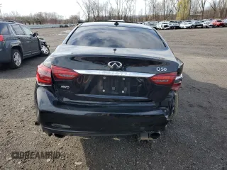 2019 Infiniti Q50 Luxe z VIN JN1EV7AR4KM592160, wystawiony jako Copart lot #52299965 z przebiegiem 99 645 mil mil oraz Czysty tytuł • Clean title. Historia ofert i sprzedaży dostępna na DreamBid. Obrazek 6.