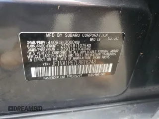 2020 Subaru WRX Limited with VIN JF1VA1P67L8816248, listed as a Copart auction lot 74749164 with Not provided miles and Salvage title. Bid and sale history available at DreamBid. Image 13.