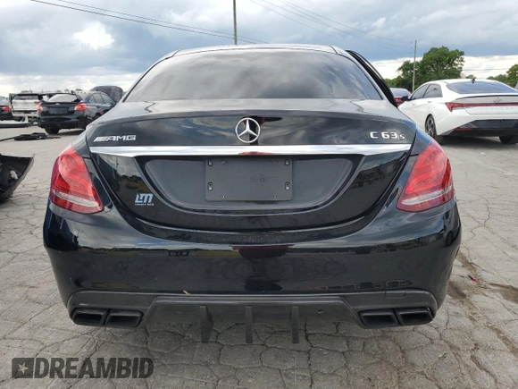 2017 Mercedes-Benz C 63 S AMG z VIN 55SWF8HB3HU204431, wystawiony jako Copart lot #56970675 z przebiegiem 57 527 mil mil oraz Szkoda całkowita • Salvage title. Historia ofert i sprzedaży dostępna na DreamBid. Obrazek 6.