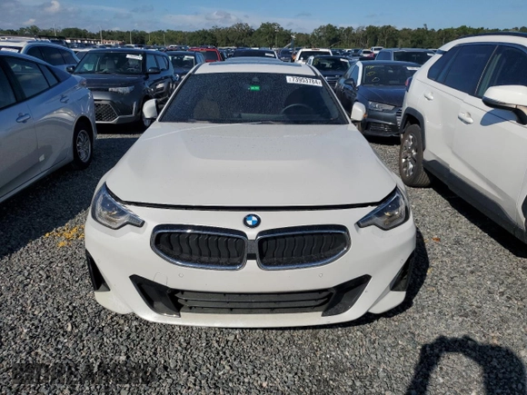 2023 BMW 2 Series 230i with VIN 3MW23CM01P8D05337, listed as a Copart auction lot 73953784 with 0 mi miles and Non Repairable. Bid and sale history available at carsss.com. Image 5.