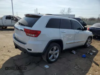2013 Jeep Grand Cherokee Overland with VIN 1C4RJFCT7DC524585, listed as a Copart auction lot 48325145 with 142,308 mi miles and Clean Title. Bid and sale history available at carsss.com. Image 3.