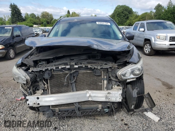 2013 Infiniti JX35 with VIN 5N1AL0MM4DC324836, listed as a Copart auction lot 63894154 with 147,593 mi miles and Salvage Title. Bid and sale history available at carsss.com. Image 5.