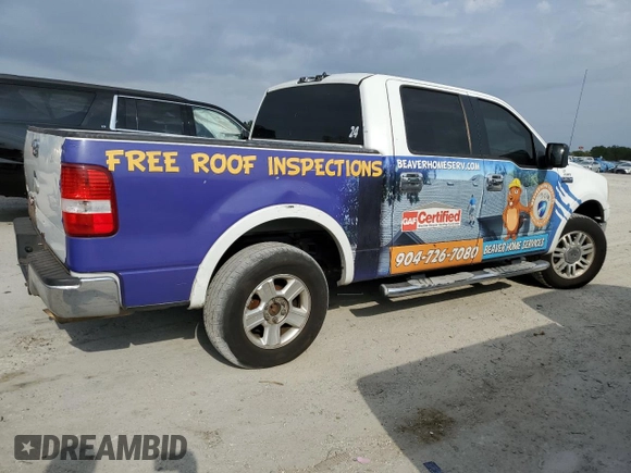 2006 Ford F-150 XLT with VIN 1FTPW14576KB92345, listed as a Copart auction lot 50378855 with 276,026 mi miles and Clean Title. Bid and sale history available at carsss.com. Image 3.