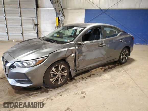 2020 Nissan Sentra SV with VIN 3N1AB8CV7LY251521, listed as a Copart auction lot 56141735 with 63,556 mi miles and Clean Title. Bid and sale history available at DreamBid. Image 1.