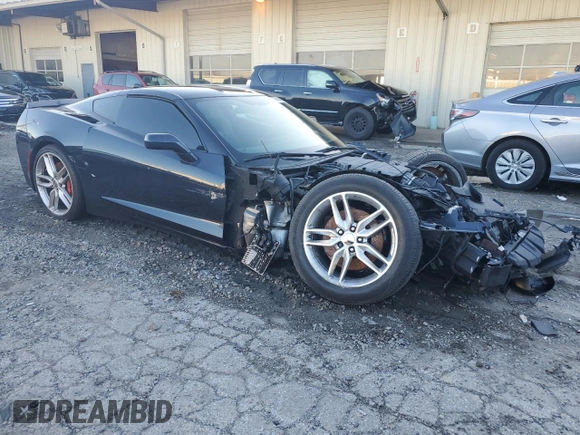 2014 Chevrolet Corvette Z51 2LT z VIN 1G1YJ2D78E5129092, wystawiony jako Copart lot #79669484 z przebiegiem 82 873 mil mil oraz Czysty tytuł • Clean title. Historia ofert i sprzedaży dostępna na DreamBid. Obrazek 4.