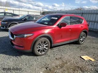 2021 Mazda CX-5 Signature with VIN JM3KFBEY1M0364474, listed as a Copart auction lot 48815805 with 15,899 mi miles and Salvage Title. Bid and sale history available at carsss.com. Image 1.