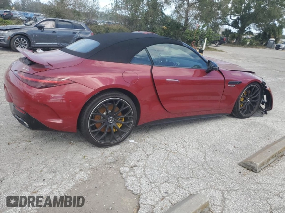 2022 Mercedes-Benz SL 63 AMG z VIN W1KVK8BB2NF007247, wystawiony jako Copart lot #74888264 z przebiegiem Nie podano mil oraz Szkoda całkowita • Salvage title. Historia ofert i sprzedaży dostępna na DreamBid. Obrazek 3.