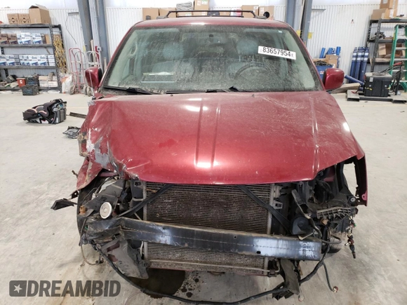 2014 Chrysler Town & Country Touring with VIN 2C4RC1BG3ER440354, listed as a Copart auction lot 83657954 with 172,115 mi miles and Salvage Title. Bid and sale history available at carsss.com. Image 5.