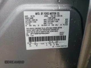 2023 Ford Maverick XL with VIN 3FTTW8F92PRA20907, listed as a Copart auction lot 58178395 with 23,585 mi miles and Salvage title. Bid and sale history available at DreamBid. Image 12.
