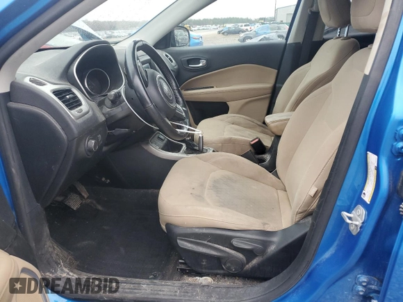 2018 Jeep Compass Sport with VIN 3C4NJCAB2JT287351, listed as a Copart auction lot 83685394 with 67,046 mi miles and Salvage Title. Bid and sale history available at carsss.com. Image 7.