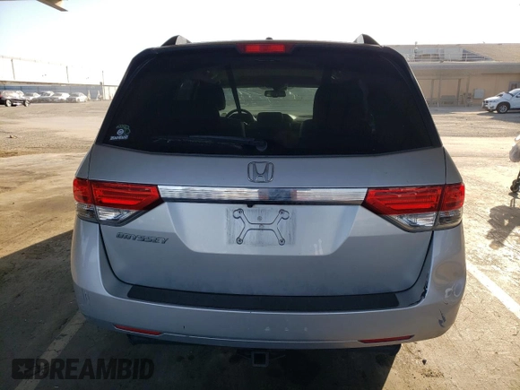 2014 Honda Odyssey EX-L with VIN 5FNRL5H62EB119570, listed as a Copart auction lot 53001525 with 197,509 mi miles and Clean Title. Bid and sale history available at DreamBid. Image 6.