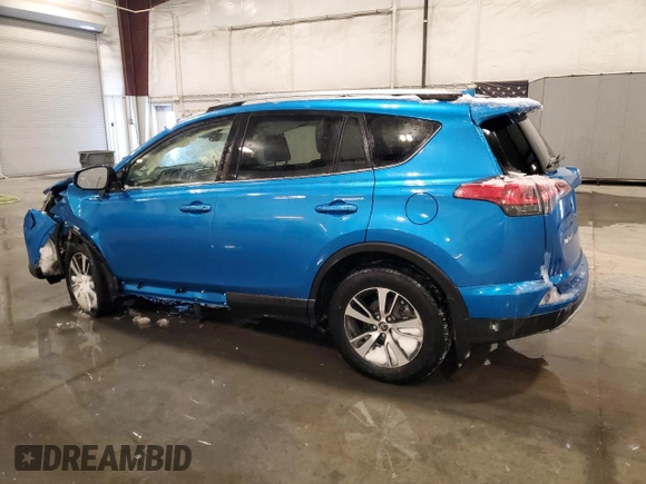2018 Toyota RAV4 XLE with VIN JTMRFREV3JJ748218, listed as a Copart auction lot 44839665 with 74,791 mi miles and Salvage Title. Bid and sale history available at DreamBid. Image 2.