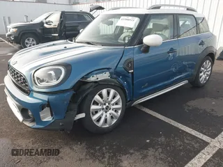 2022 MINI Countryman Cooper S with VIN WMZ83BR05N3P16603, listed as a IAAI auction lot 41580533 with 40,305 mi miles and . Bid and sale history available at DreamBid. Image 2.