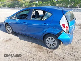2012 Toyota Prius c One with VIN JTDKDTB34C1026833, listed as a IAAI auction lot 42001552 with 224,426 mi miles. Bid and sale history available at carsss.com. Image 3.