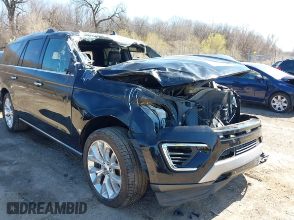 2019 Ford Expedition Max Limited with VIN 1FMJK2AT0KEA08054, listed as a IAAI auction lot 41983731 with 59,812 mi miles and . Bid and sale history available at DreamBid. Image 19.