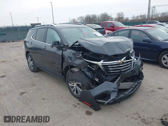 2022 Chevrolet Equinox Premier z VIN 2GNAXXEV9N6124156, wystawiony jako IAAI lot #42015711 z przebiegiem 65 808 mil mil oraz . Historia ofert i sprzedaży dostępna na DreamBid. Obrazek 1.