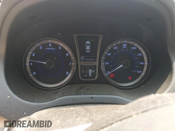 2014 Hyundai Azera with VIN KMHFG4JG2EA386085, listed as a Copart auction lot 58702885 with 183,815 mi miles and Salvage title. Bid and sale history available at DreamBid. Image 9.
