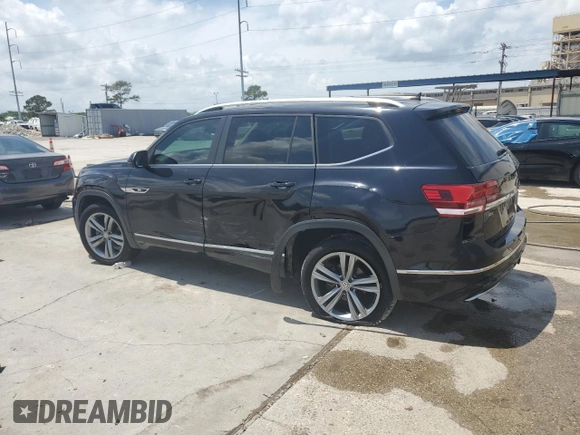 2018 Volkswagen Atlas SEL with VIN 1V2RR2CA3JC543080, listed as a Copart auction lot 53913795 with 131,173 mi miles and Salvage title. Bid and sale history available at DreamBid. Image 2.