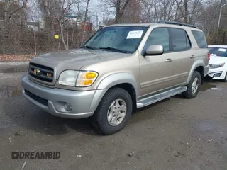 2003 Toyota Sequoia SR5 with VIN 5TDBT44A83S181215, listed as a IAAI auction lot 41855640 with 234,110 mi miles and . Bid and sale history available at DreamBid. Image 2.