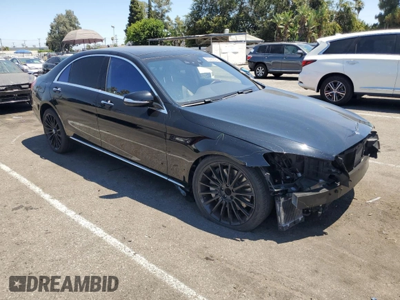 2017 Mercedes-Benz S 550 with VIN WDDUG8CB2HA308176, listed as a Copart auction lot 65225694 with Not Provided miles and Salvage Title. Bid and sale history available at carsss.com. Image 4.