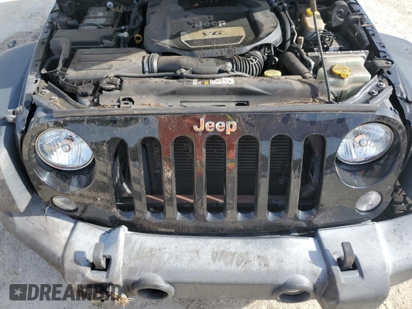 2016 Jeep Wrangler Unlimited Rubicon with VIN 1C4BJWFG7GL320650, listed as a Copart auction lot 53900195 with 77,620 mi miles and Salvage title. Bid and sale history available at DreamBid. Image 11.