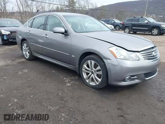 2010 Infiniti M with VIN JN1CY0AR0AM960483, listed as a IAAI auction lot 41619095 with 81,690 mi miles. Bid and sale history available at carsss.com. Image 1.