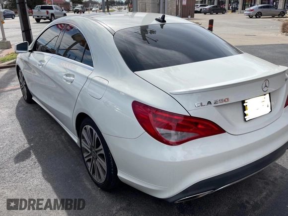 2018 Mercedes-Benz CLA 250 with VIN WDDSJ4GB0JN576847, listed as a Copart auction lot 42260174 with 81,678 mi miles and . Bid and sale history available at DreamBid. Image 3.